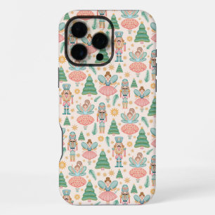 Nutcracker Ballet and Fairies on Cream Background iPhone 16 Pro Max Case