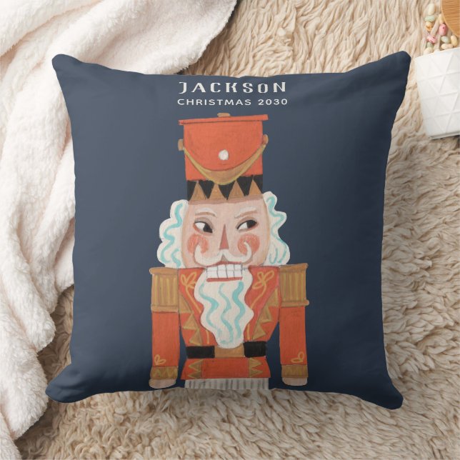 Nutcracker ballet character Throw Pillow (Blanket)
