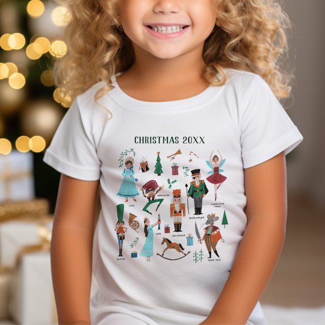 Nutcracker Ballet characters cute Christmas T-Shirt (Nutcracker Ballet characters cute Christmas T-Shirt)