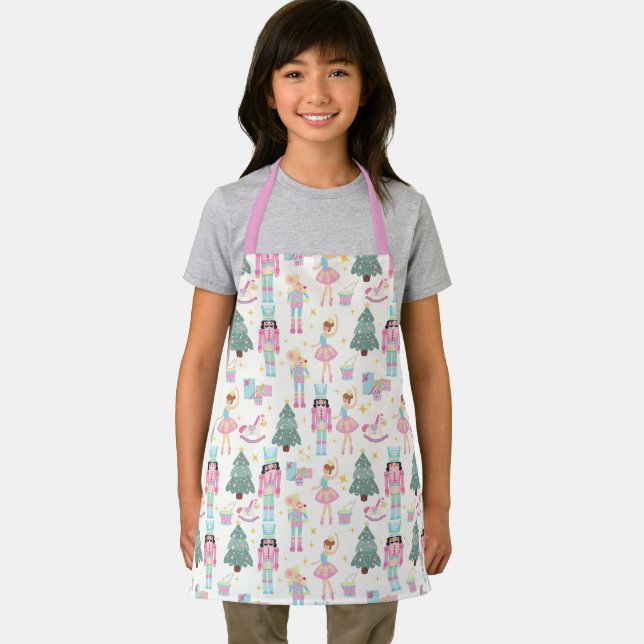 Nutcracker Ballet Christmas Girls – Holiday Kids Apron (Insitu)