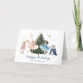 Nutcracker Ballet Christmas Holiday Card