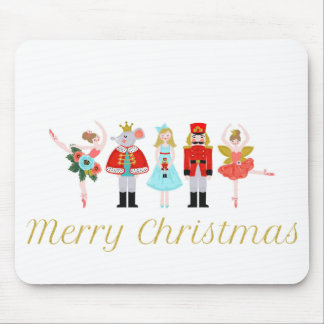 Nutcracker Ballet Christmas Mouse Mat