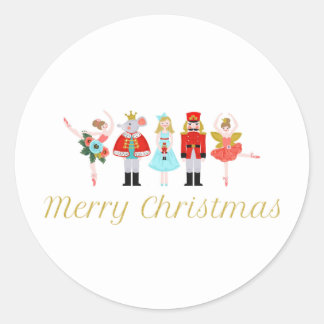 Nutcracker Ballet Christmas Stickers