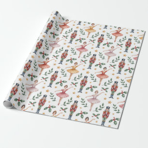 Nutcracker Ballet Christmas Wrapping Paper