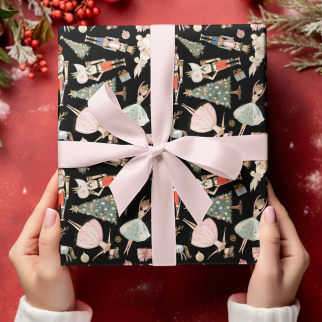 Nutcracker Ballet Christmas Wrapping Paper (Creator Uploaded)