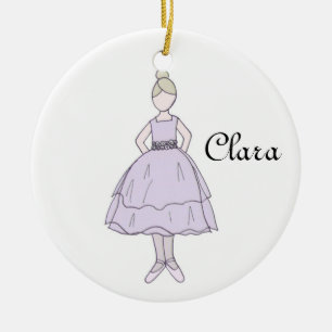 Nutcracker Ballet Clara Keepsake Ornament