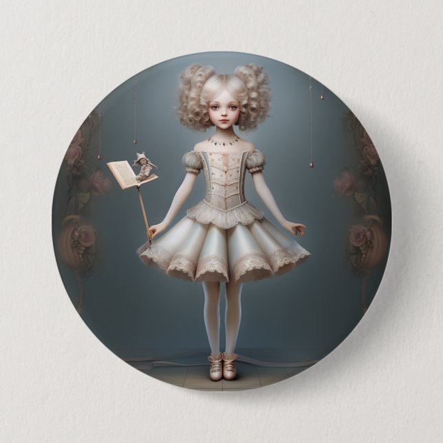 Nutcracker Ballet Fashion-Page Dancers 7.5 Cm Round Badge (Front)