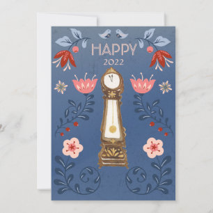 Nutcracker Ballet Grandfather Clock Photo Invitation