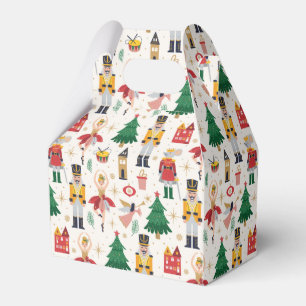 Nutcracker Ballet Holiday Pattern Favour Box