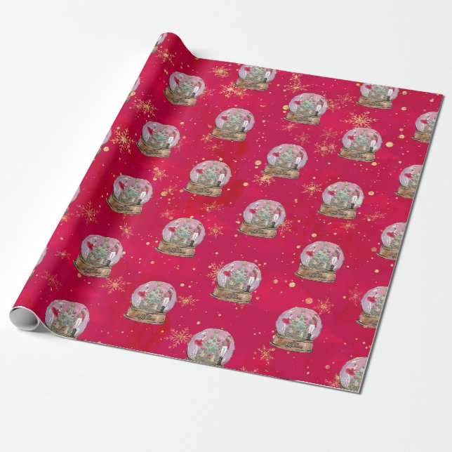Nutcracker Ballet Holiday Wrapping Paper (Unrolled)