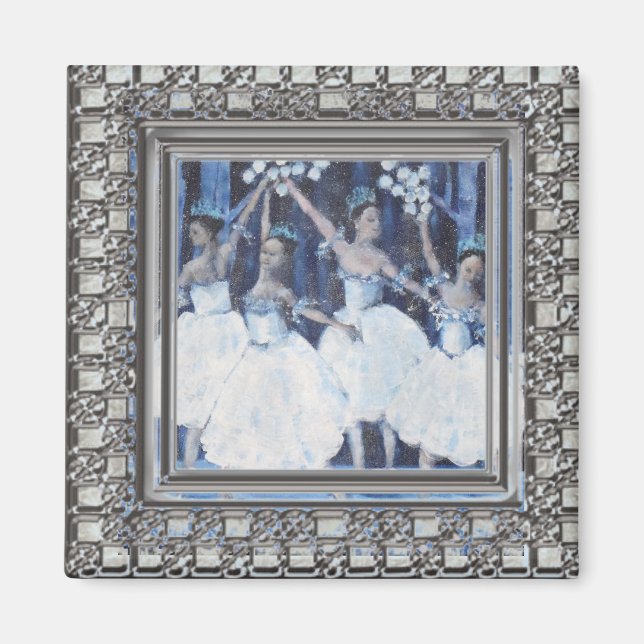 Nutcracker ballet miniature magnet (Front)