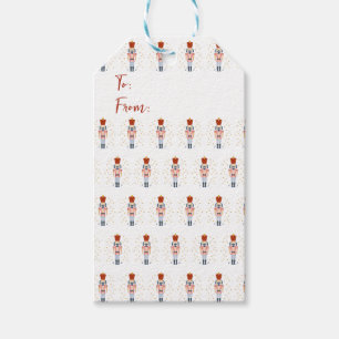Nutcracker Ballet Music Festive Holiday Gift Tags