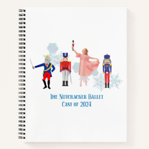 Nutcracker Ballet Notecards Notebook