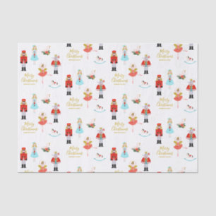Nutcracker Ballet Personalised Christmas Tissue Paper