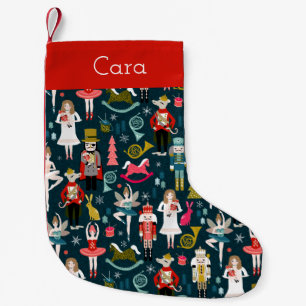 Nutcracker Ballet personalised Small Christmas Stocking