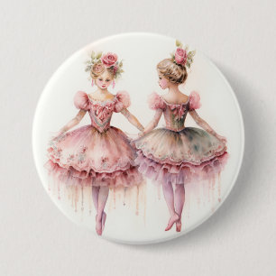 Nutcracker Ballet, Rosebuds 7.5 Cm Round Badge