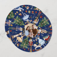 Nutcracker Ballet Vintage Merry Christmas Photo