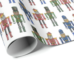 Nutcracker Bigfoot Wrapping Paper