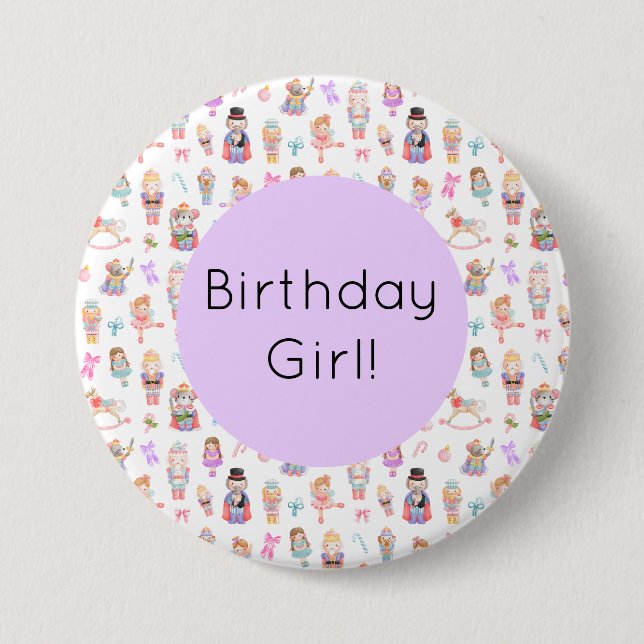 Nutcracker Birthday 7.5 Cm Round Badge (Front)