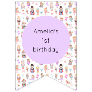 Nutcracker Birthday Bunting