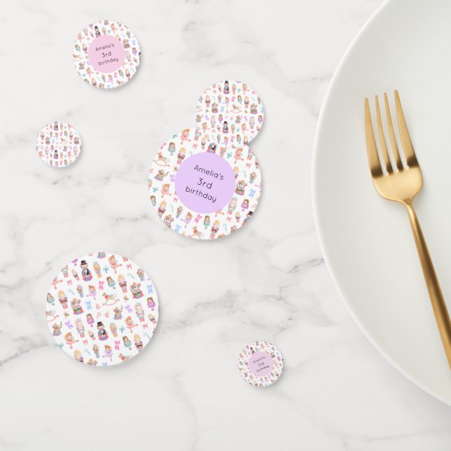Nutcracker Birthday Confetti (Group)