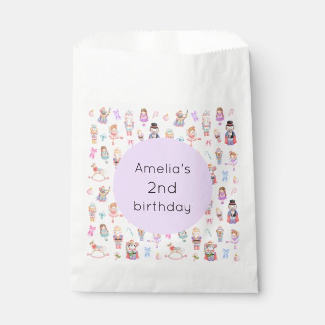 Nutcracker Birthday Favour Bags (Front)