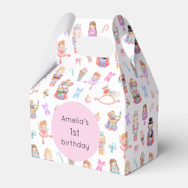 Nutcracker Birthday Favour Box (Front Side)