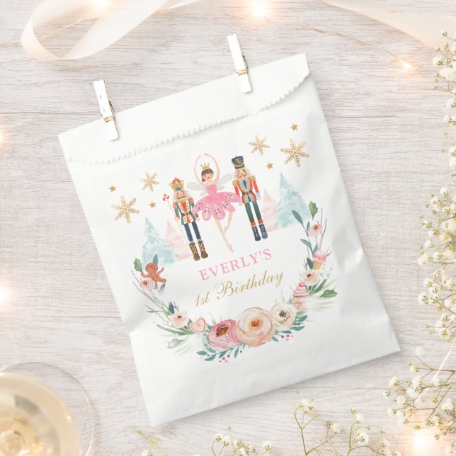 Nutcracker Birthday Land Of Sweet Birthday Party Favour Bags (Clipped)