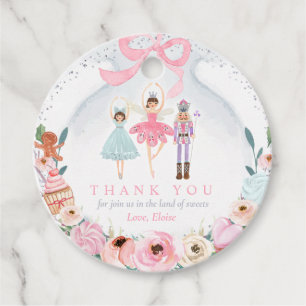 Nutcracker Birthday Land Of Sweet Party Favour Tags