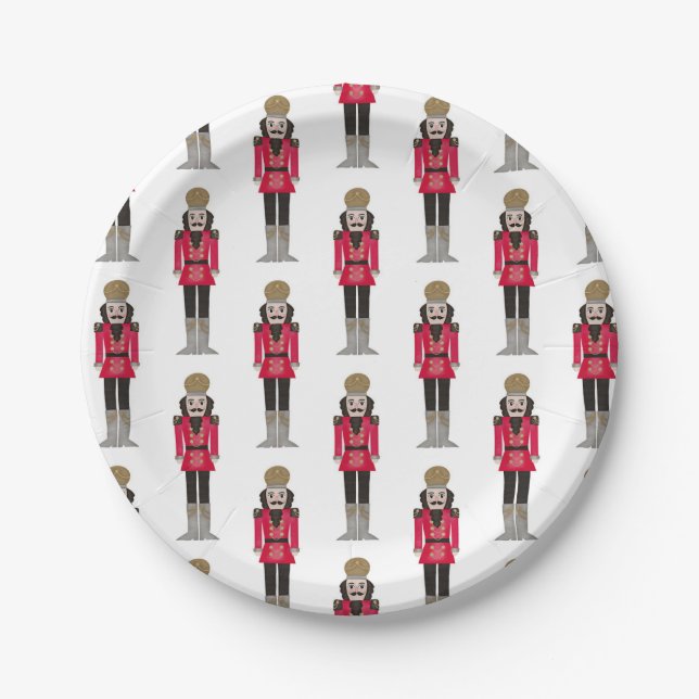 Nutcracker Birthday  Paper Plate (Front)