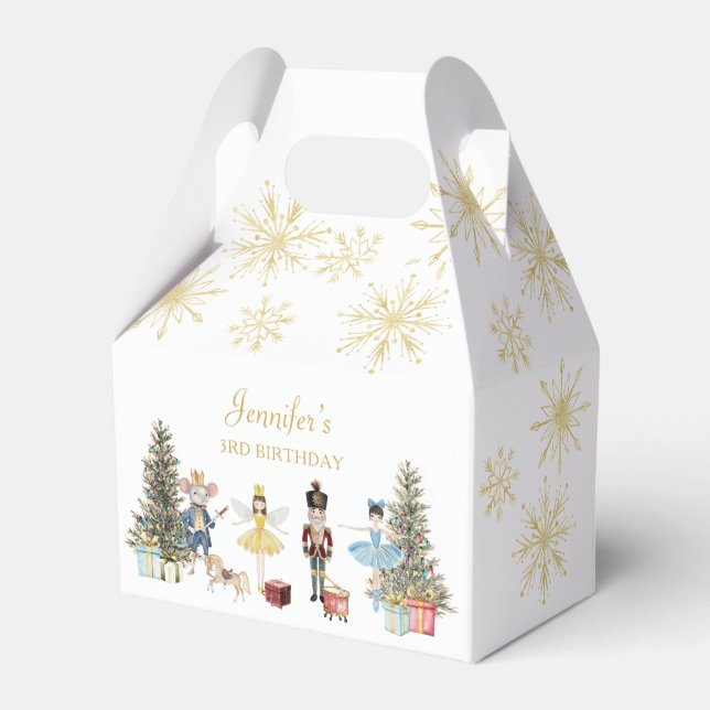 Nutcracker Birthday Party  Favour Box (Front Side)