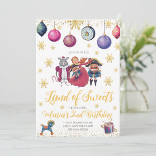 Nutcracker Birthday Party Invitation