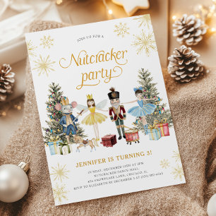 Nutcracker Birthday Party Invitation
