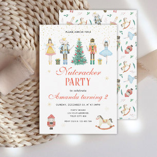 Nutcracker Birthday Party Invitation