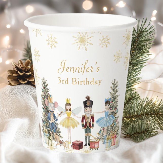 Nutcracker Birthday Party  Paper Cups (Creator Uploaded)
