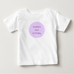 Nutcracker Birthday Purple Ballet Slippers Baby T-Shirt
