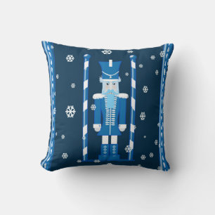 Nutcracker blue cushion