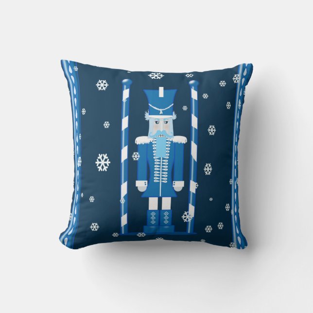Nutcracker blue cushion (Front)