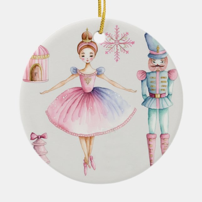 Nutcracker Ceramic Decoration (Front)