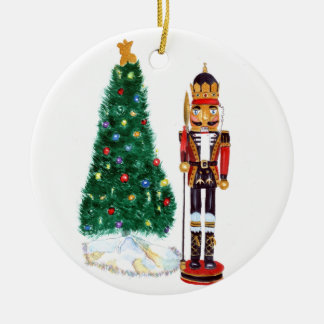 Nutcracker Ceramic Tree Decoration