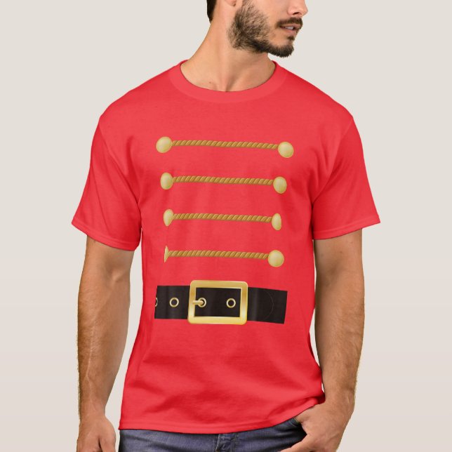 Nutcracker Character Soldier Costume Uniform Funny T-Shirt (Front)