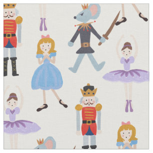 Nutcracker Characters Fabric