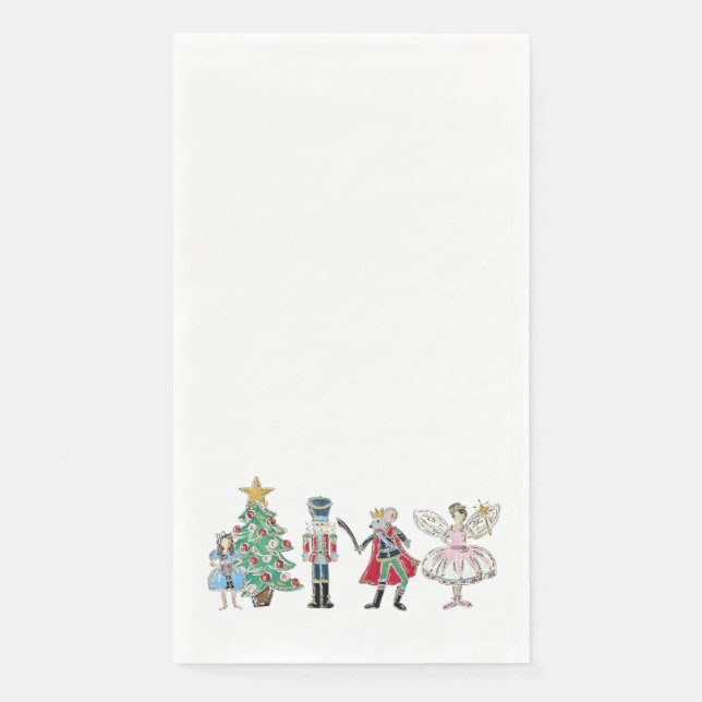 Nutcracker characters hand towel or napkins (Front)