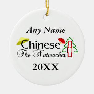 Nutcracker Chinese Ceramic Tree Decoration