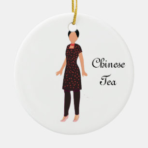 Nutcracker Chinese Tea Keepsake Ornament