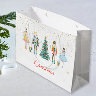 Nutcracker Christmas Baby Large Gift Bag