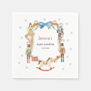 Nutcracker Christmas Baby shower Napkin