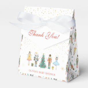 Nutcracker Christmas Baby Shower Thank You Favour Box
