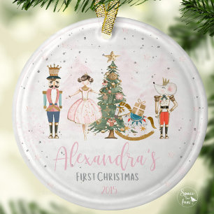 Nutcracker Christmas Ballerina  Ceramic Tree Decoration