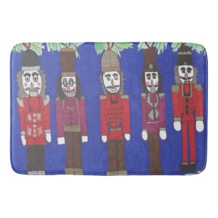 Nutcracker Christmas Bath Mat